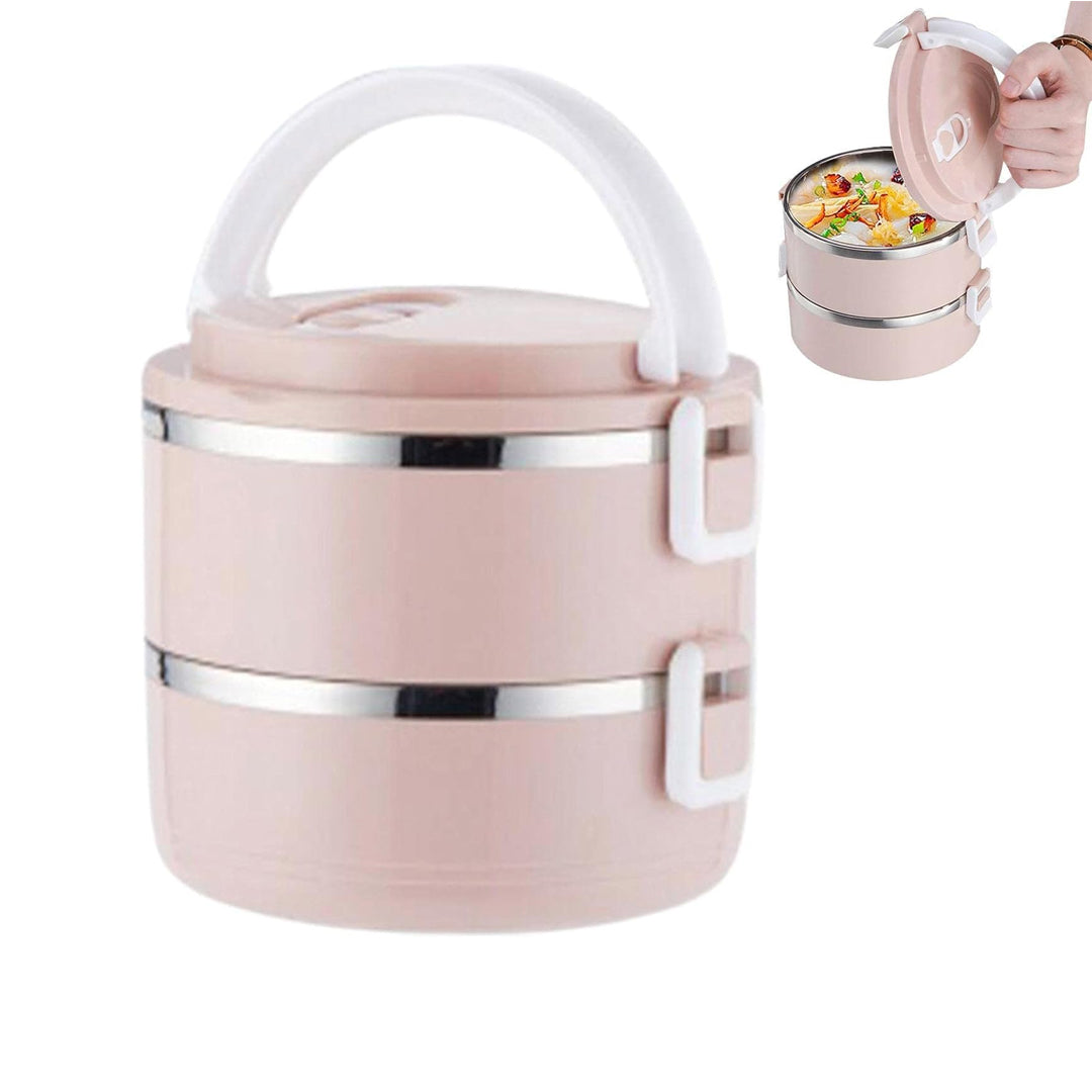 2 Layers Stainless Steel Lunch Box | B.99947484 (OOS-OOH-ONS)
