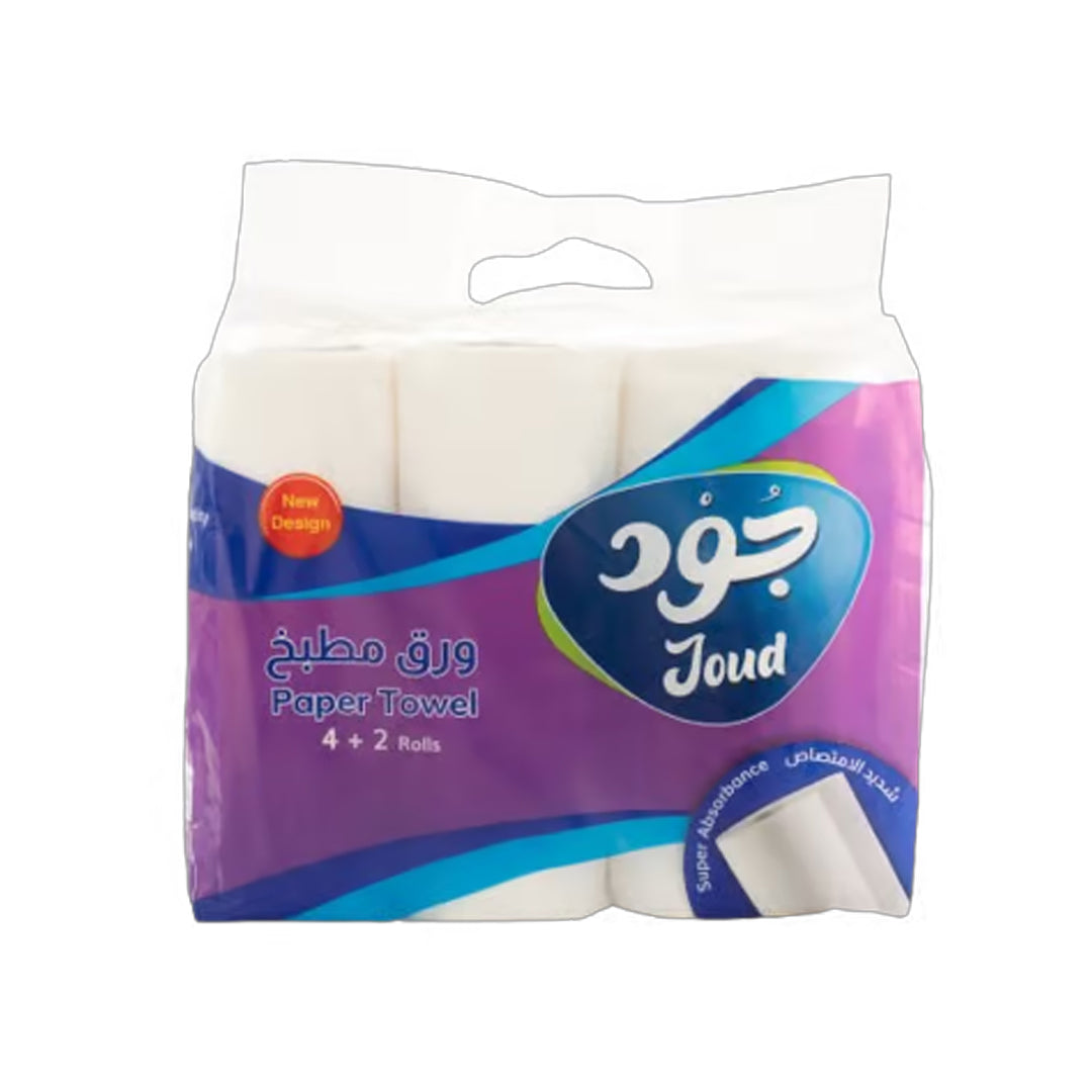 Joud Paper Towel 23cm 4+2 Rolls | B.99835743 (NH/NM/ES)