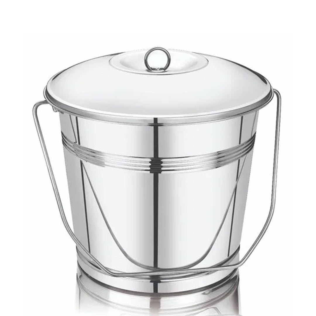 Stainless Steel Leak Proof Water Bucket With Lid 20 L | B.20047403 (EH-EM-CS)