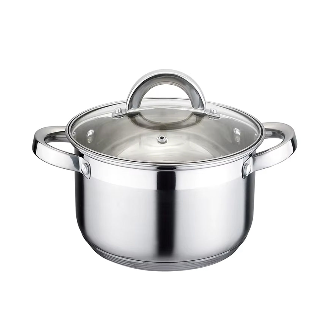 Kaisa Villa 4.8 Litre Cooking Pot Stainless Steel | B.6944217231960 (CH-CM-HS-TX)