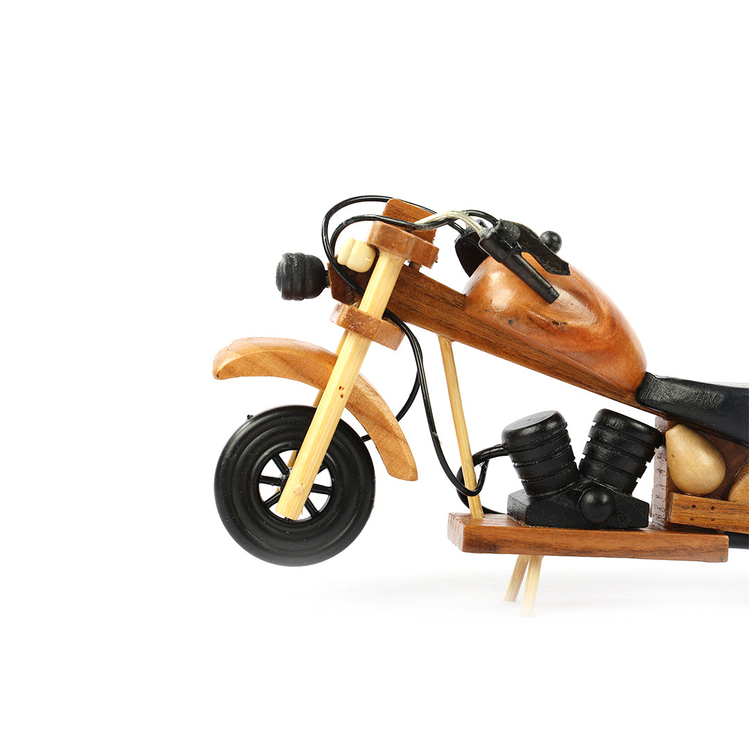 WOODEN MOTOR CYCLE 8INCH  | B.99940140 (OS-OO-ON-TX)