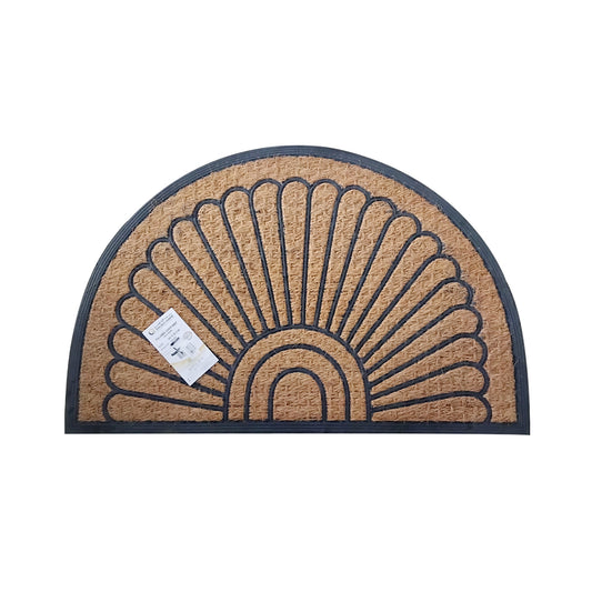Panama Coir Mat Half Round (Size-60x90cm)- Article 10027 | B.99950408 (NA/NM/NI-TX)