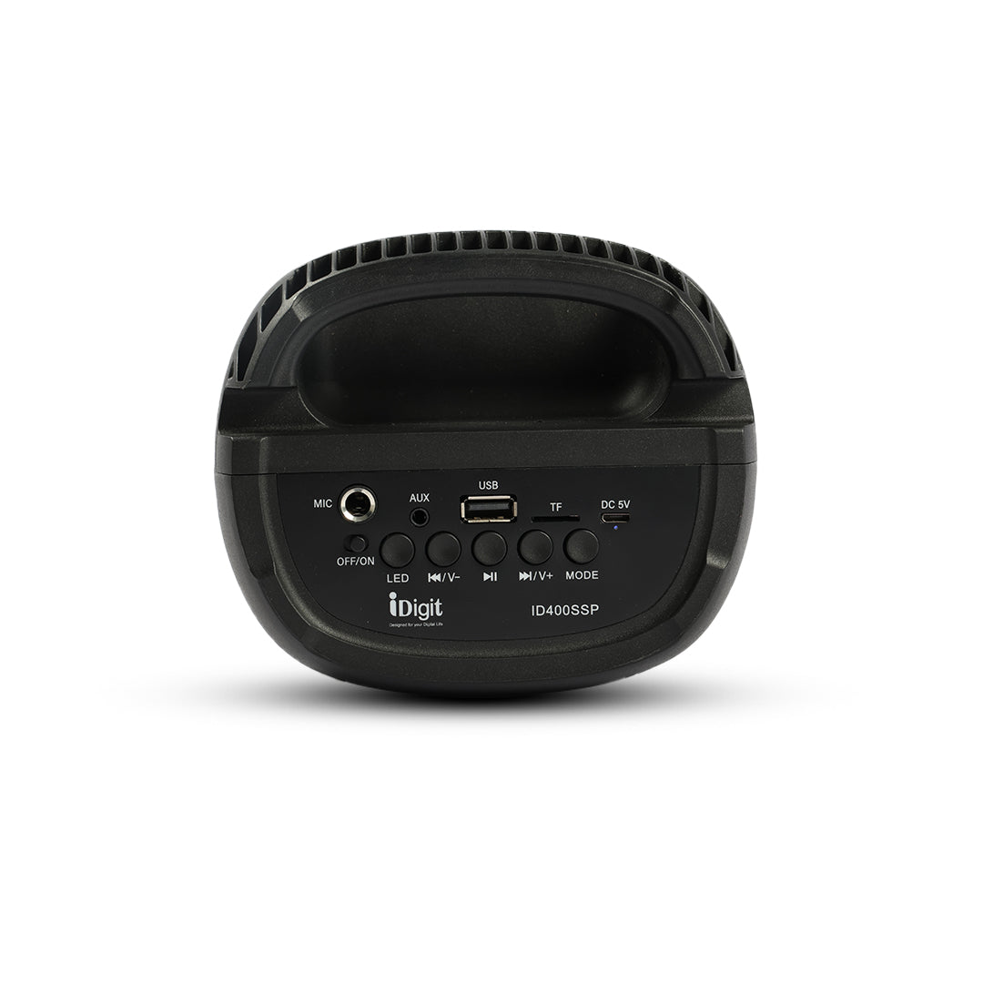 iDigit RGB Light Speaker 3" Stereo Sound ID400SSP | B.10050030 (EI/CH/AI-TX)