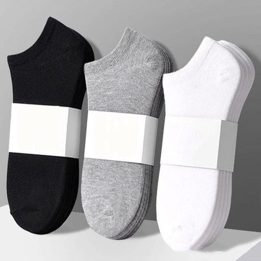 12pairs / Low Black And White Gray Women Socks Men's Breathable Sports Socks Men's Short Socks Women's | B.99904692 (SM/SI/OS)