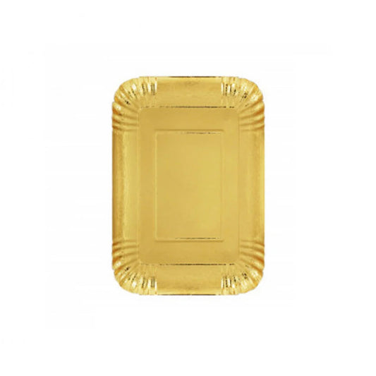 Disposible Gold Foil Cardboard Serving Tray (125mmx190mm) 1KG | B.99897369 (RA/RI/MN-TX)