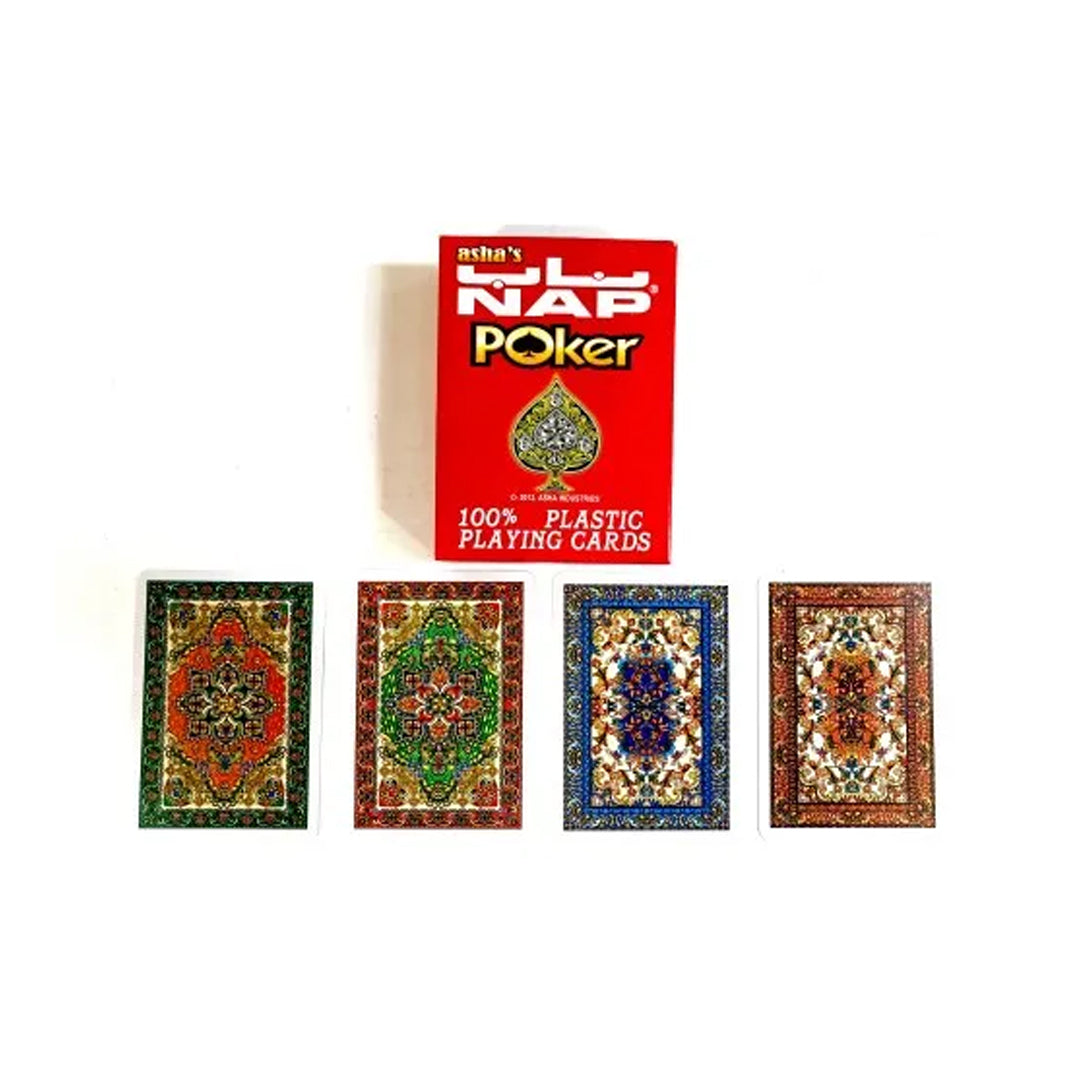 Asha's Nap Poker 100% All Plastic Playing Cards | B.6923584673252 (EH-ER-EI    CA)