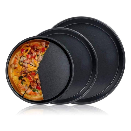 3-Piece Set Non-Stick Pizza Pan, Round Premium Bakeware | B.20049844 (NC-NA-NM)