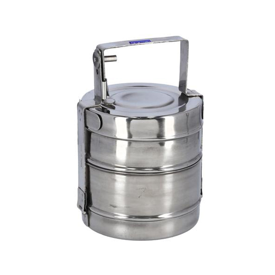 2 Layer Stainless Steel Lunch Box | B.99901967 (ORS-ORH-OMS)