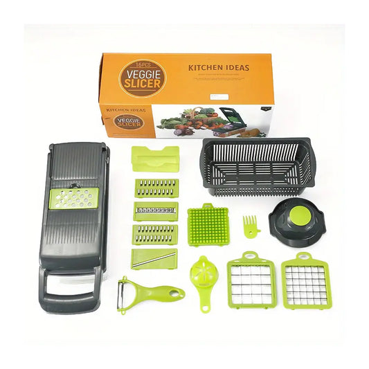 16pcs Multi-Functional Vegetable Cutter Set | B.6987568757215 (NS/NN/NC-TX)