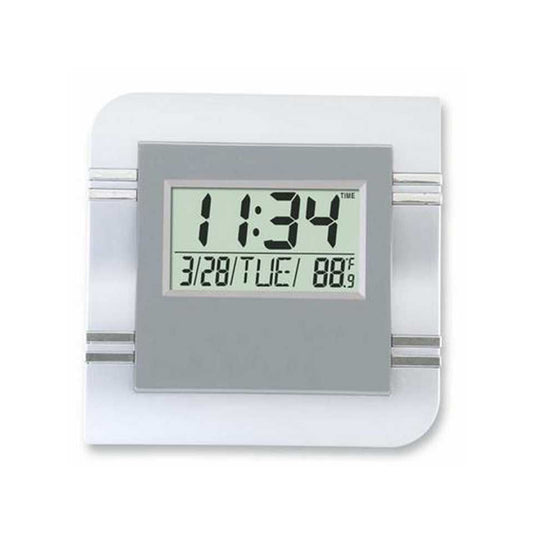 KENKO KK-9805 White Large Screen Digital LCD Mute Alarm Clock | B.20042609 (ONO/TX)