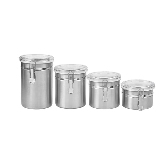 4 Piece Stainless Steel Canister Set | B.2022000064620 (NC-NA-NI /SET)