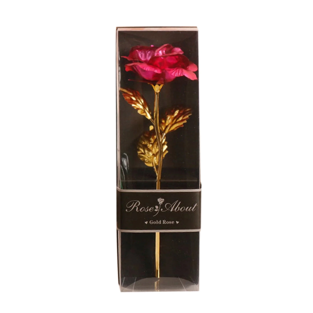 Gold Plated Rose Flower gift set 6PCS | B.99933616 (OA/OR/OI-TX)