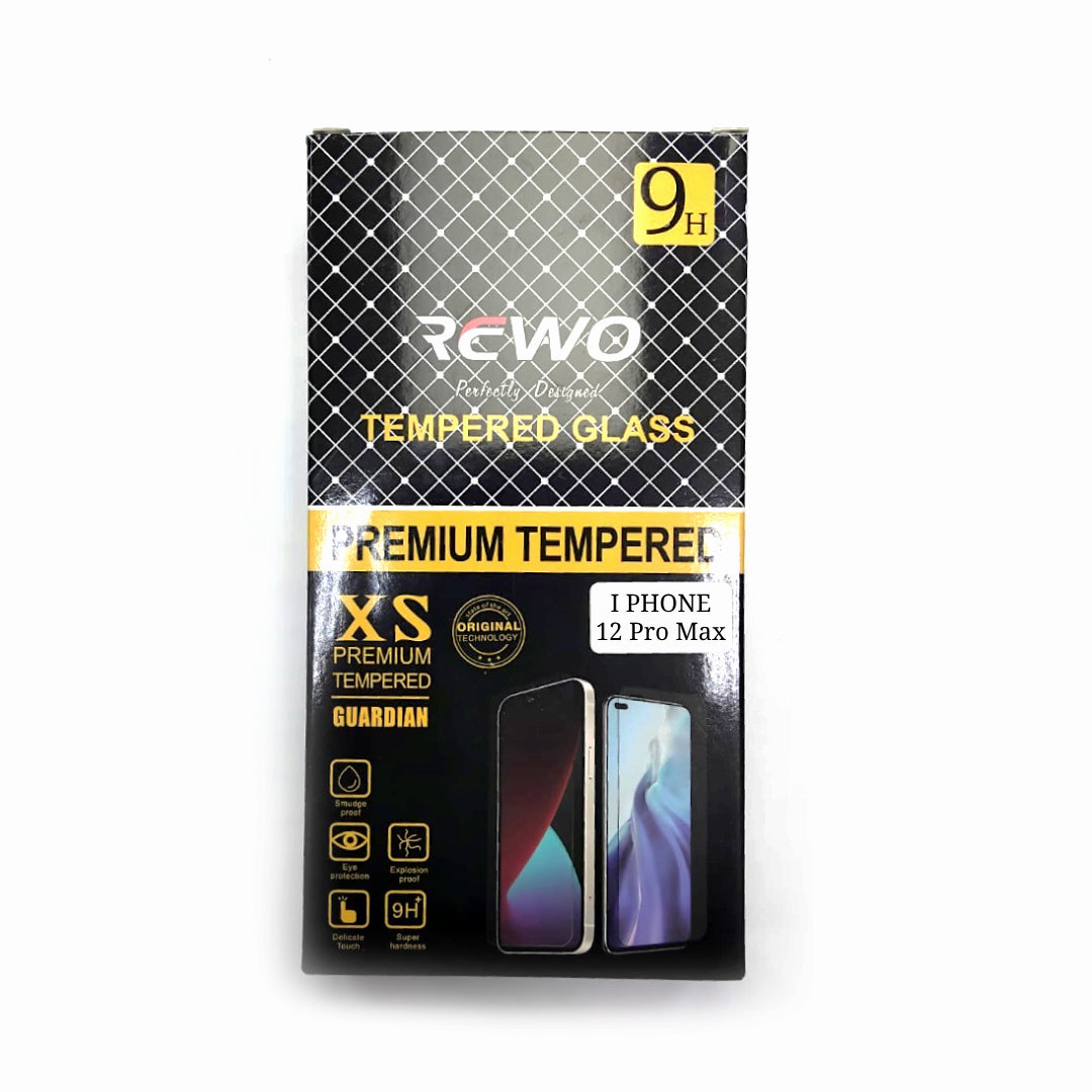 Rewo Tempered Glass | I PHONE 12 Pro Max (VB/LB)
