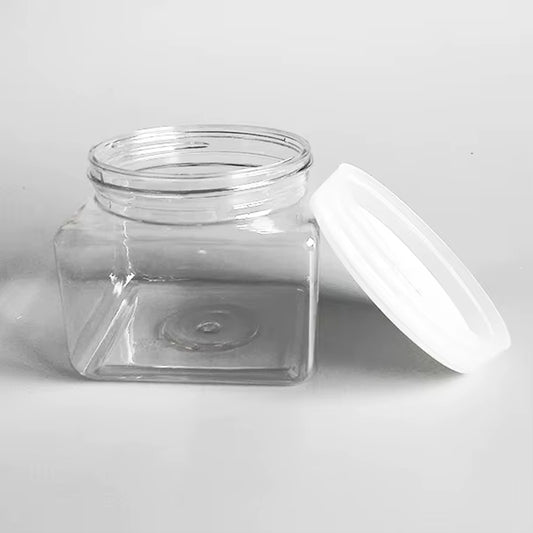 Plastic Square Jar 350ml | B.99830694 (OC-OH-OA)
