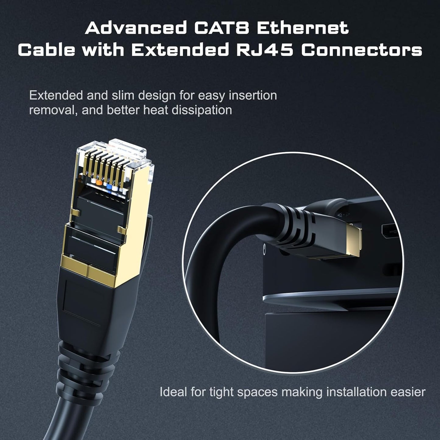 Cat8 Ethernet Cable 3M