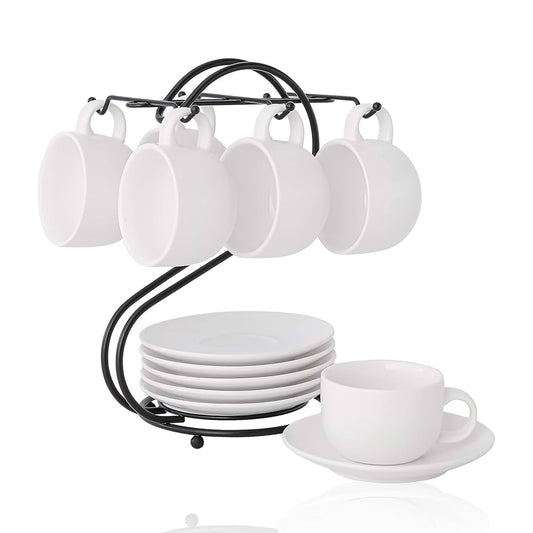 90 CC Cup & Saucer 6+6 on Stand | B.99933074 (OM-NS-NN-TX)